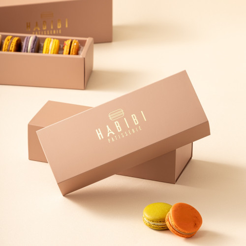 6 macarons gift box