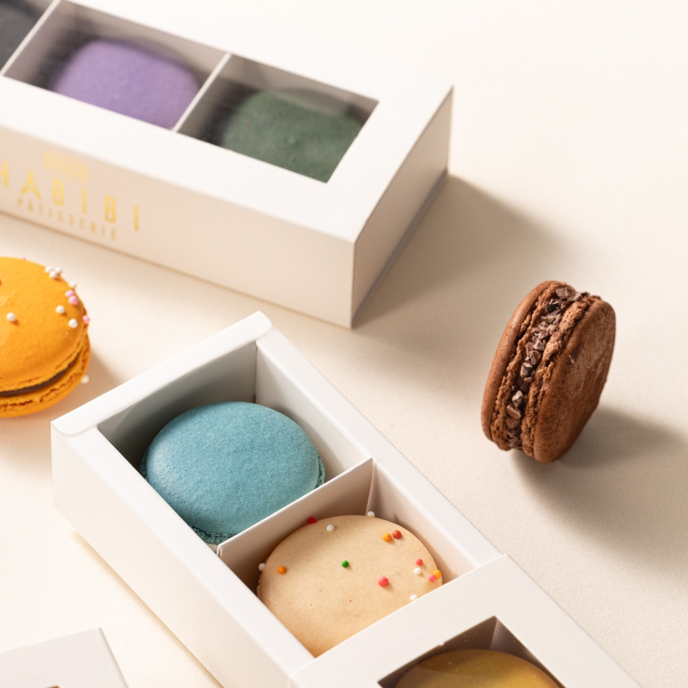 3 macarons gift box | Habibi Macaron