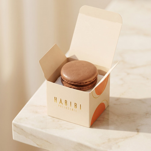Single macaron gift box