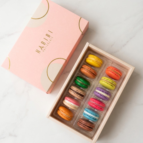 Single macaron gift box