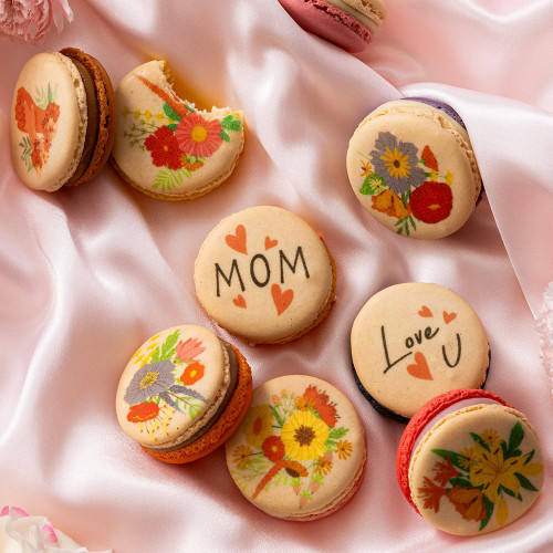 9 macarons Mother's Day